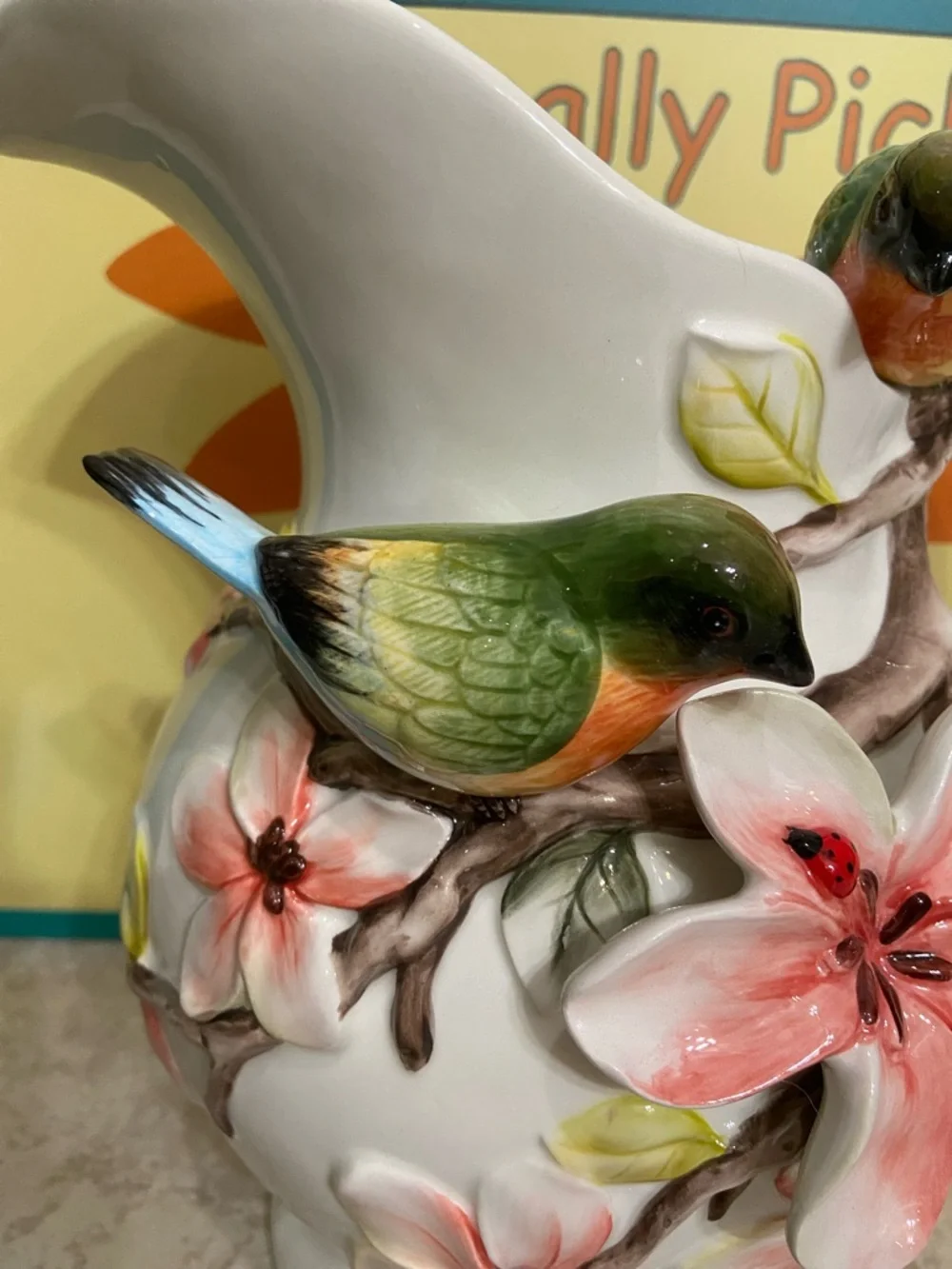 Corner Ruby Botanical Collection Pitcher - Picture 3 of 10